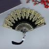 Elegant Vintage Hand Fan Lace Multicolor White Fur Folding Fan Photography Prop Chinese style Hanfu Accessories
