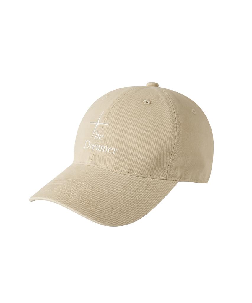Deodeulimeo Washed Casual Logo Ball Cap - Beige