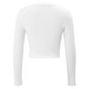 Spring Autumn Women Knit Skinny Casual Crop Tops Femme Vintage Front Buttons Slim Fit Pullover Chic T shirt