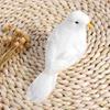 Bird Fake Birds Pigeon Doves Figure Dove Figurine Artificial Decor Decoration White Ornament Lawn Faux Toy Garden Playset