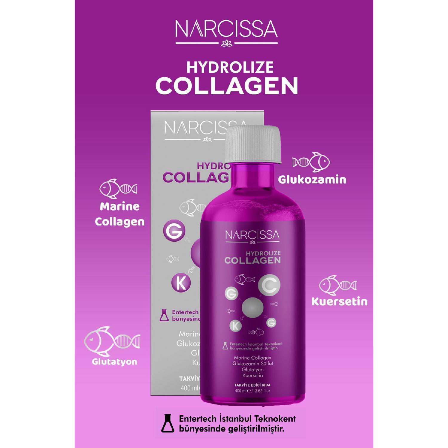 

Гідролізований колаген - 100% чистий морський колаген, рідкий колаген, що містить гідролізовані пептиди, 400 мл