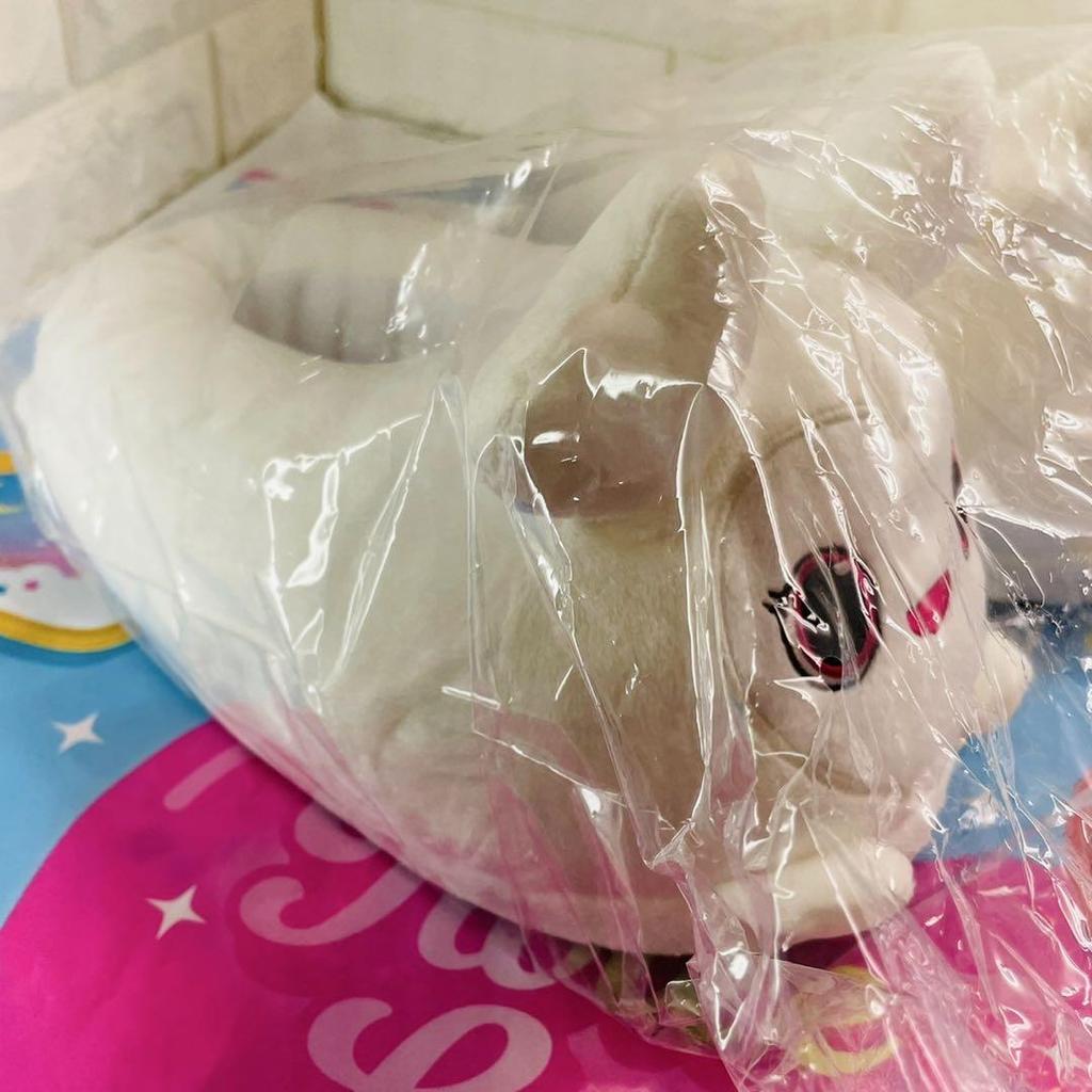 [USED] Dahyun TWICE LOVELYS Plush Slippers + Original Bag