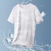 Camouflage Ice Silk Short-sleeved T-shirt Men's Thin Loose Quick-drying T-shirt Running Sports Elastic Men's Top Large Size
