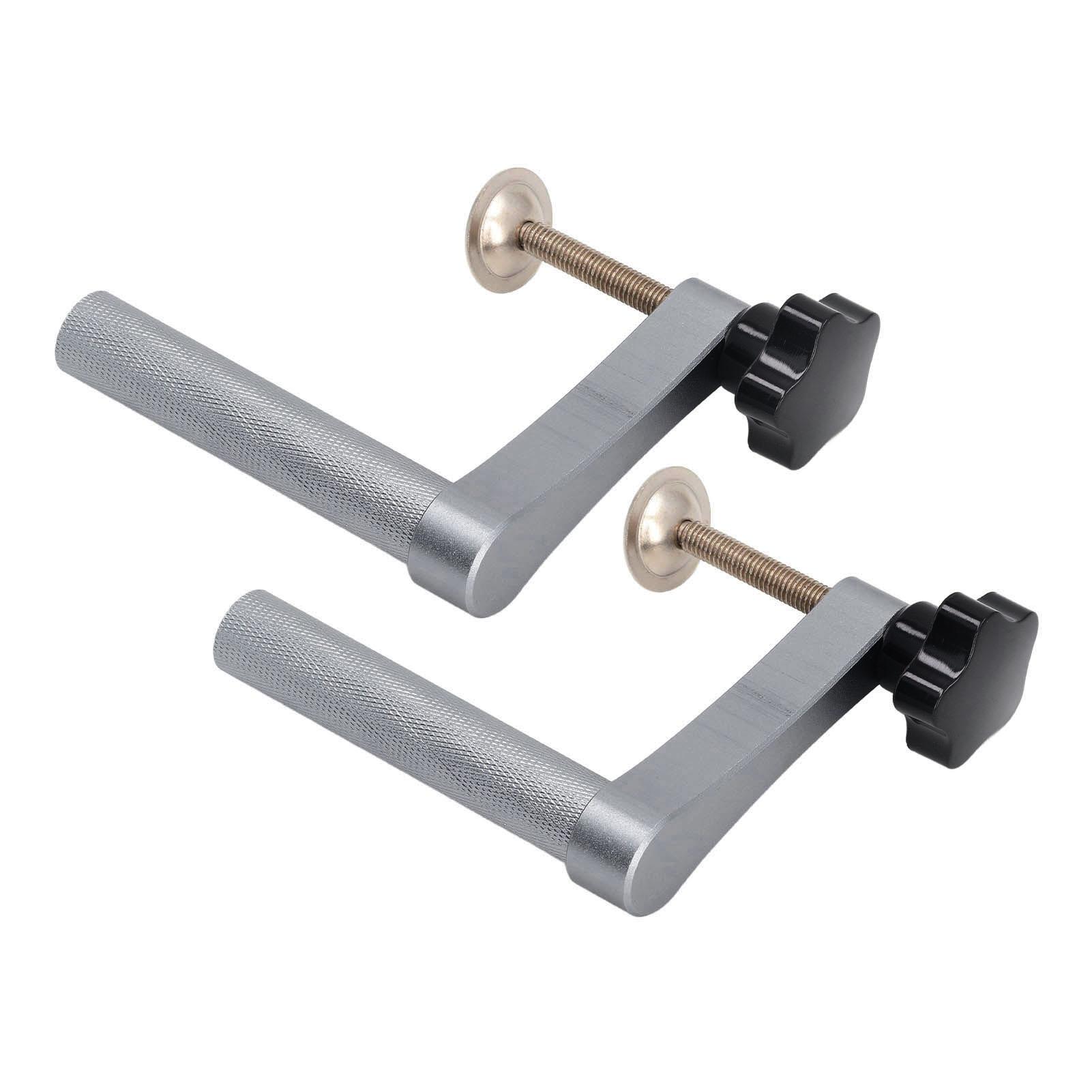 

2PCS 20mm Bench Dog Clamps Adjustable Benchtop Quick Clamp Aluminum Alloy Woodworking Desktop Press