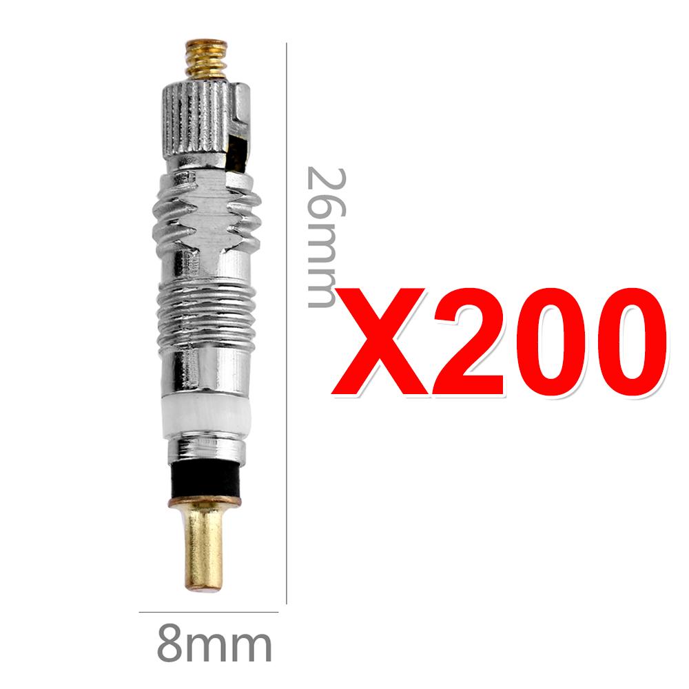 5-500PCS Silver Detachable Presta Valve Core Remove Tool Replacement for Bicycle MTB Road Bikes Brass Tubeless Core Repair Tools