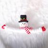 Holiday Christmas Decoration Buckle Man & Snowman Shape Velcro Curtain Buckle for Home Christmas Window Curtain Fixing Decorative Use