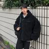 Korean Style Lamb Wool Jacket Men's Loose Jacket Student Teenagers Cotton-padded Jacket Velvet Thickened Cotton-padded Jacket