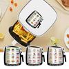 Air Fryer Magnetic Air Fryer Cook Times Quick Reference Guide Frying Magnet Chart Kitchen Guide Cookbook