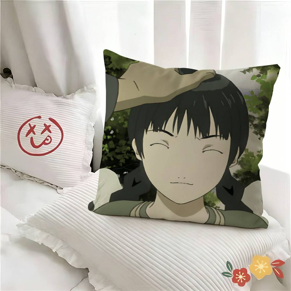 pc Anime Haibane Renmei Pillow Case Fashion Square Pillowcase Bedroom Sofa Room Ins Decoration Leisure