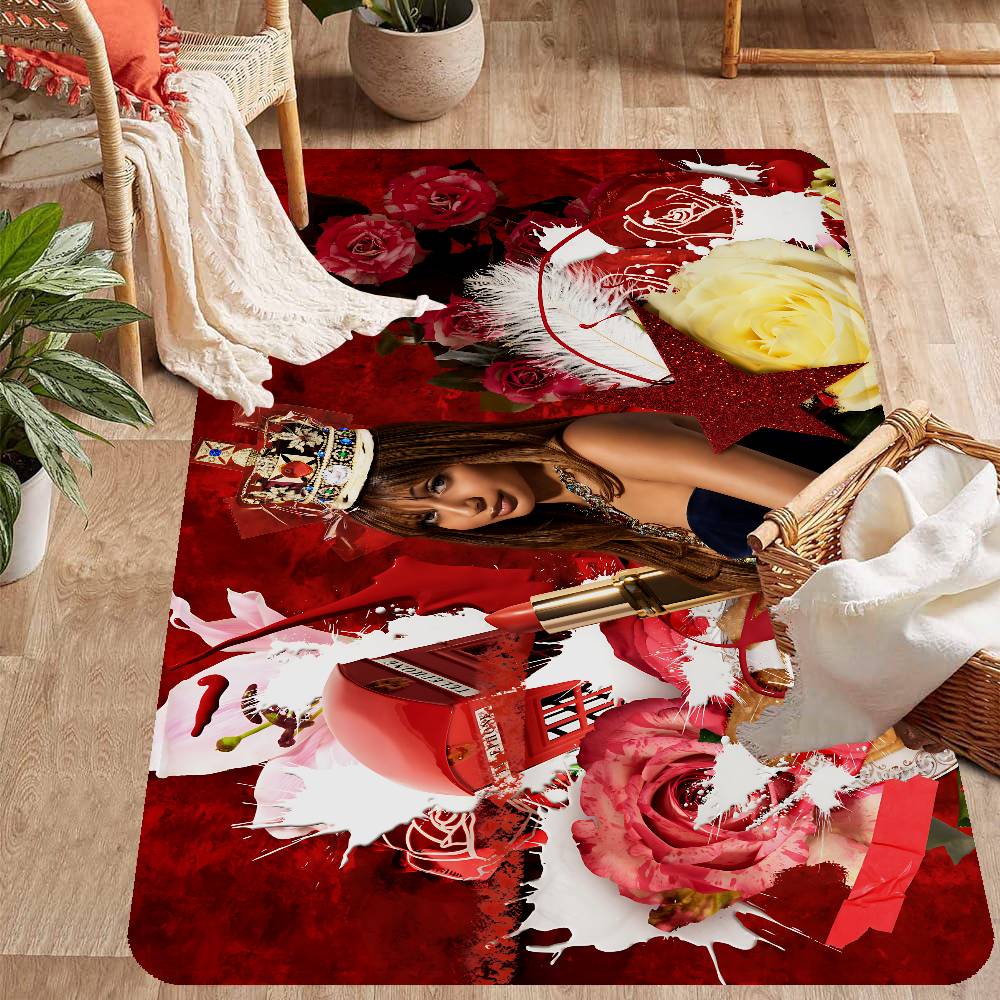 Singer Pink P-Pantheress Floor Mat Rectangle Anti-slip Home Soft Badmat Front Door Indoor Outdoor Mat el Decor Mat
