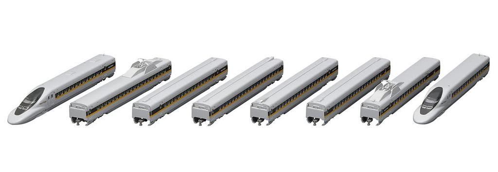 TOMIX N gauge JR 700 7000 series Sanyo Shinkansen Hikari Rail Star set 98769 Railway model train Light blue