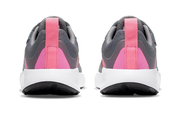 Nike Wearallday Low top Kids' Running Shoes Gray Pink Children Aged 3 7 Years Old CJ3817-006