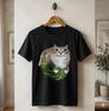Unisex Adult Funny Graphic Watermelon Cat Meme Fny Graphic T-Shirt ...