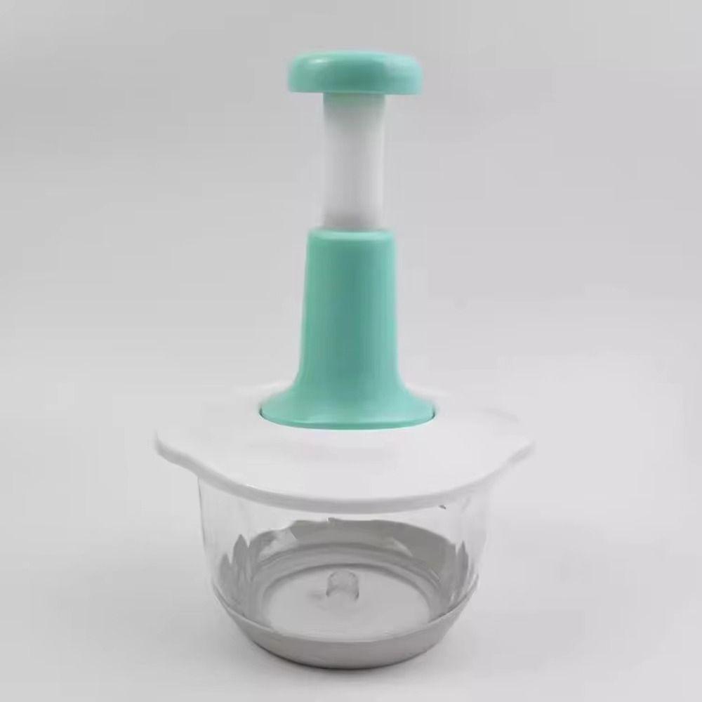 Manual Press Vegetable Mincer Removable Handheld Food Chopper Garlic Mincing Machine  for Home
