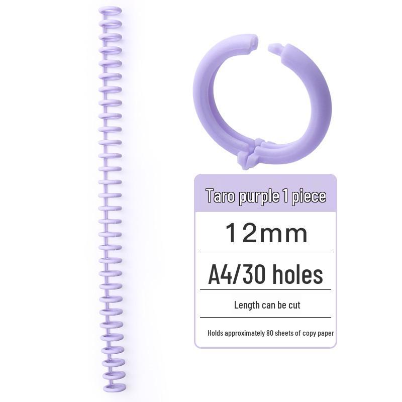 30-Loch A4 Kunststoff-Binderinge für Loseblatt