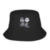 Unisex Kawaii Thinking Monkey Meme Bucket Hat Accessories Bob Hats For Picnic Headwear UV Protection