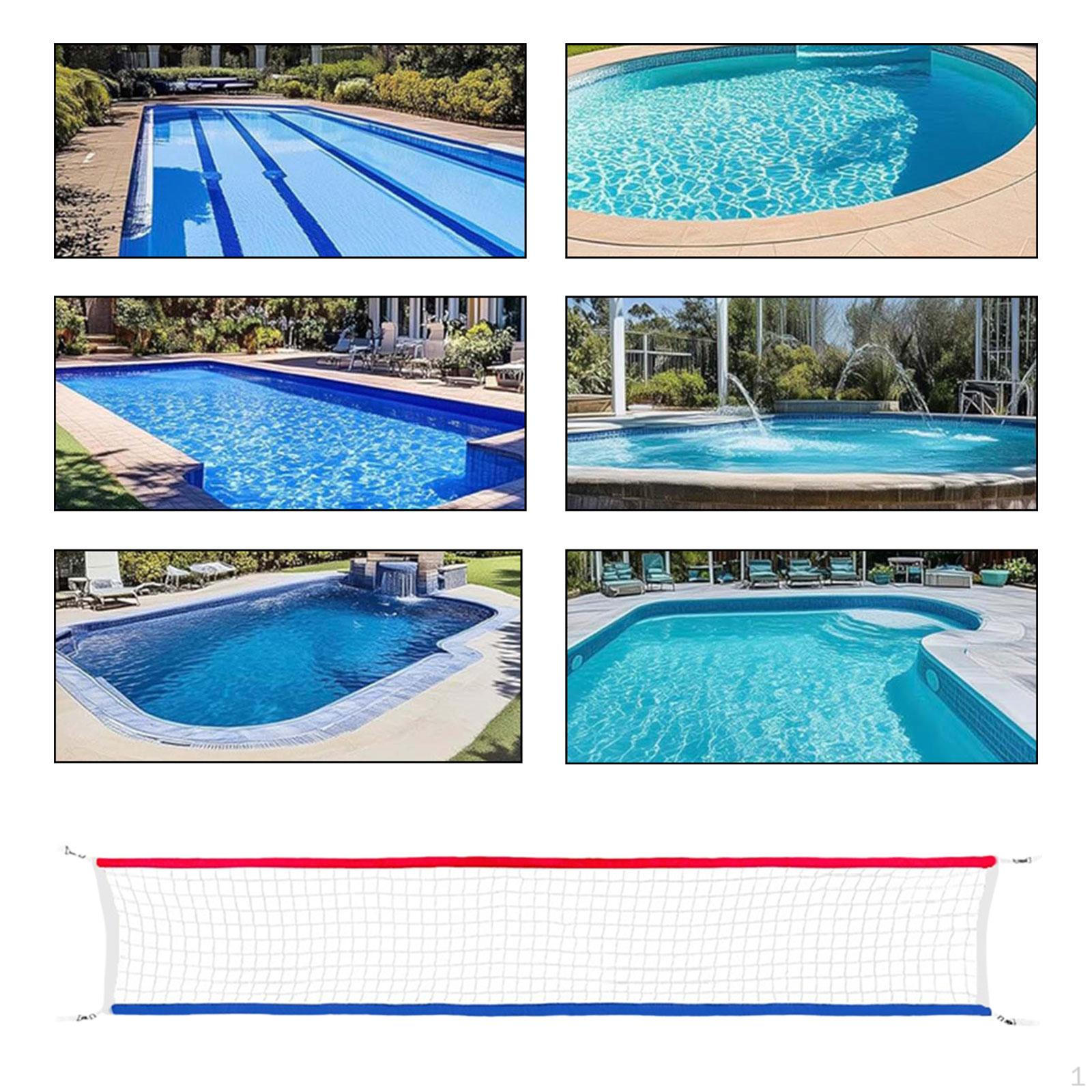 

Волейбольная сетка для бассейна переносная с сумкой для переноски профессиональная 14,76 футов x 3,28 футов парк задний двор