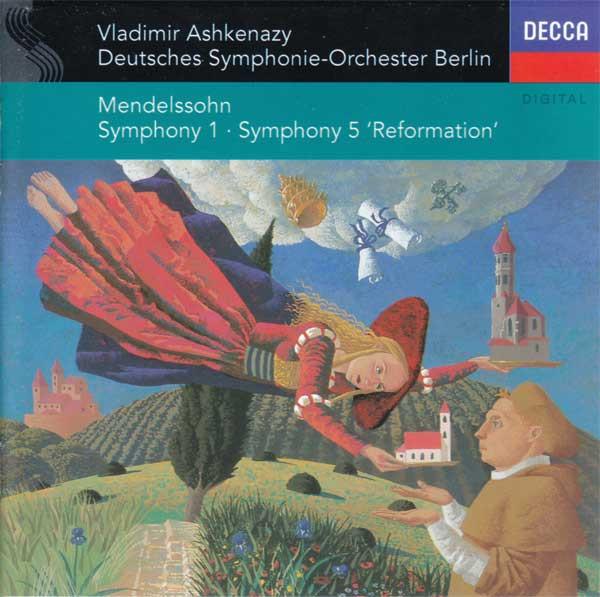 

CD VLADIMIR ASHKENAZY DEUTSCHES SYMPH Symphony No. 1 Symphony No. 5 re 4444282 decca 1995 Europe Classical Used