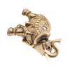 Lucky Feng Shui Golden Elephant Statue Sculpture Wealth Figurine Gift Home Decoration