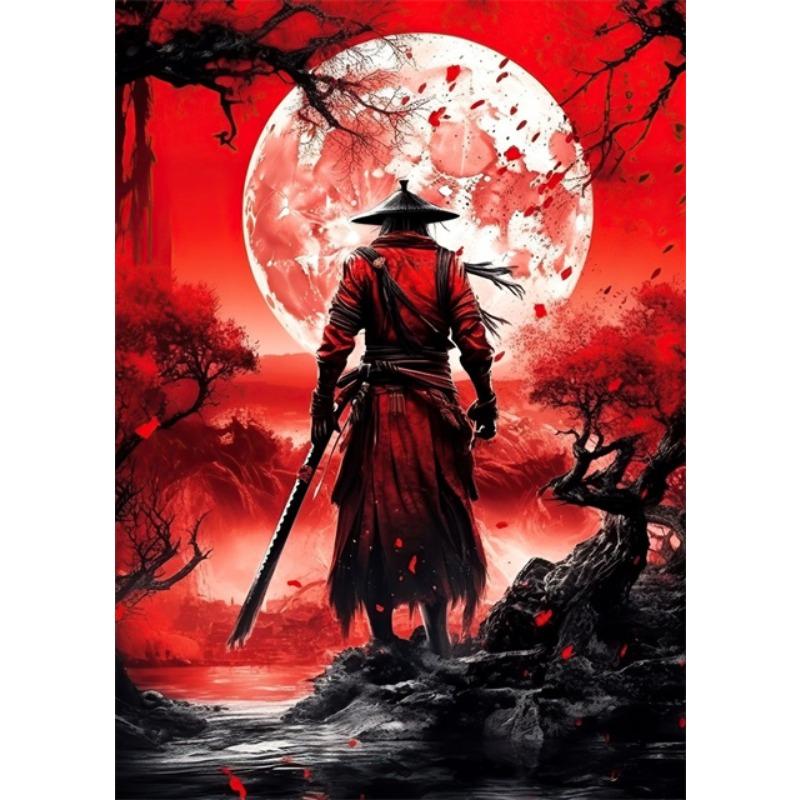 

Японский самурай Абстрактное искусство Холст Живопись Самурай Постеры и Принты Настенное искусство Картинки для Домашнего Настенного Декора Художественные Картины 21cm×30cm NoFrame