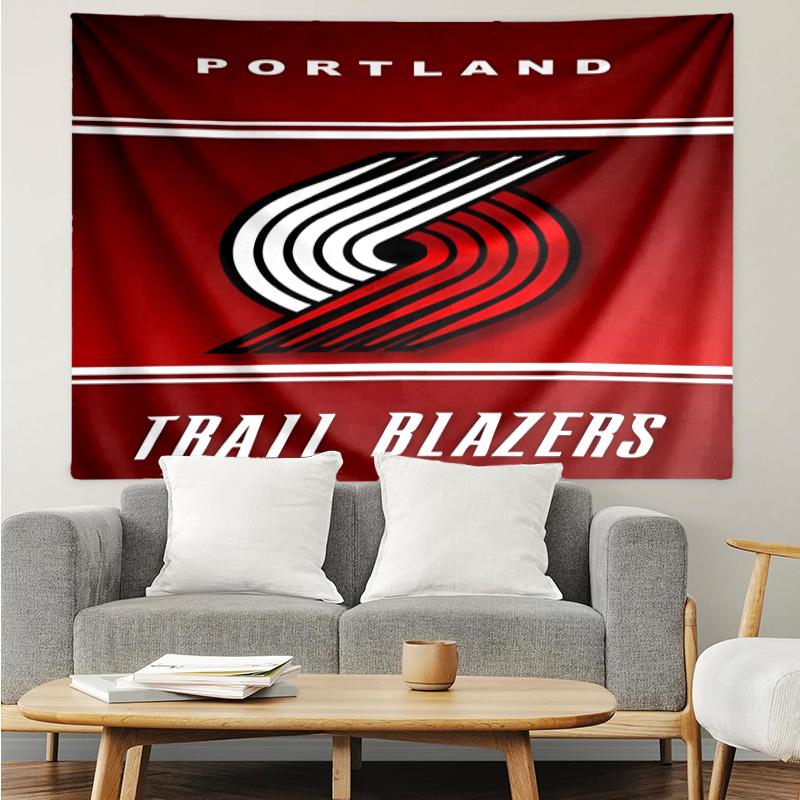 Portland Blazers Artwork Quick-Dry Tapestry Hanging for Bedroom,Livingroom, Playroom,Decor Art Room Wall Tapestry Holiday and Birthday Gifts