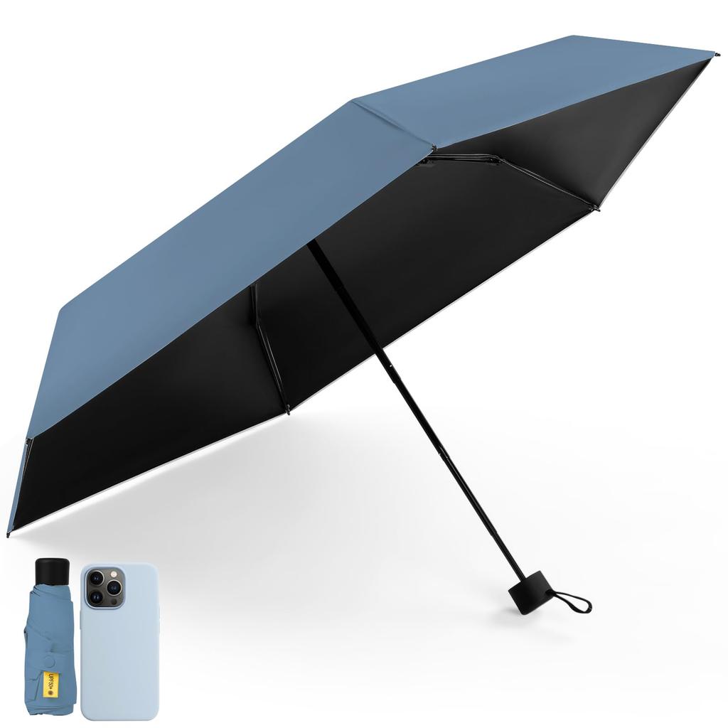 Folding Umbrella with UPF UV Protection and Reinforced Compact and this umbrella offers UV sun and heatstroke Features a and a durable storage A
