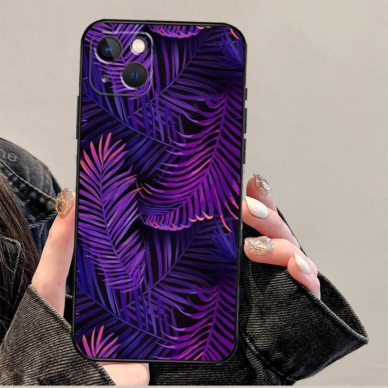 Purple Aesthetic Phone Case For iPhone 17 Pro Max 11 14 15 16 Pro Max 12 13 mini 16 Plus 16e 17 Air Cover