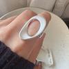 Xiaomi 925 Sterling Silver Rings for Women Couple Minimalist Handmade Round Interware Lines Ring Fine Jewelry Gift Prevent Allergy