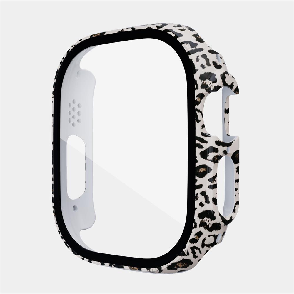 Glass+Case For Apple Watch Ultra 49mm Smartwatch PC Bumper+Screen Protector Tempered Cover Iwatch Series Ultra 2 3 Accessories