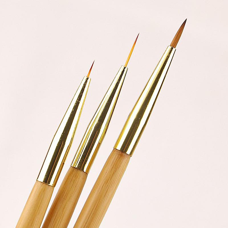 Doppelseitiger Nagelpinsel Nagelsättigungsstift Gel-Nagellack Blumen-Liner Malen Zeichnen Maniküre-Werkzeuge Pinsel Maniküre-Salon-Werkzeug