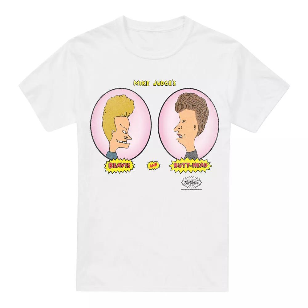 

Beavis And Butthead Heads In Ovals T-Shirt S-2XL, White M