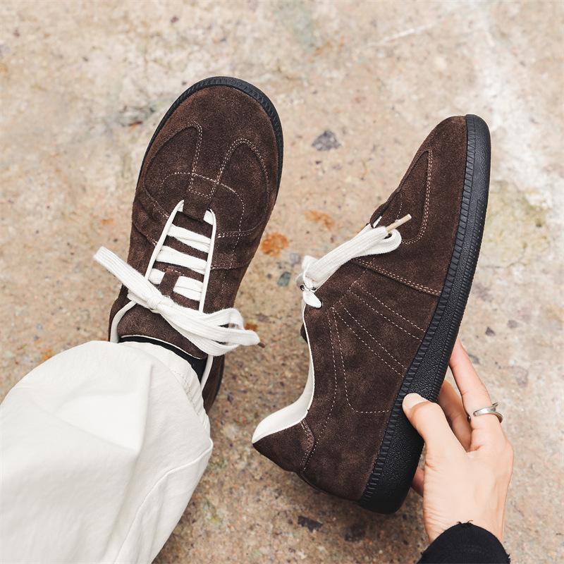 German Training Shoes Retro Men's Board Shoes Casual Couple German Training Shoes Replica Men's Shoes 14645-J