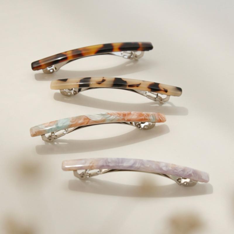 

J.Lauren Slim Straight Line Cellulose Automatic Hairpin H0801 Hopi