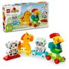 LEGO Duplo My First Duplo Animal Train Toy - Birthday Present - Building Blocks - Educational Toy for Boys and Girls - Ages 1.5, 2, 3 - Toddlers - Ani