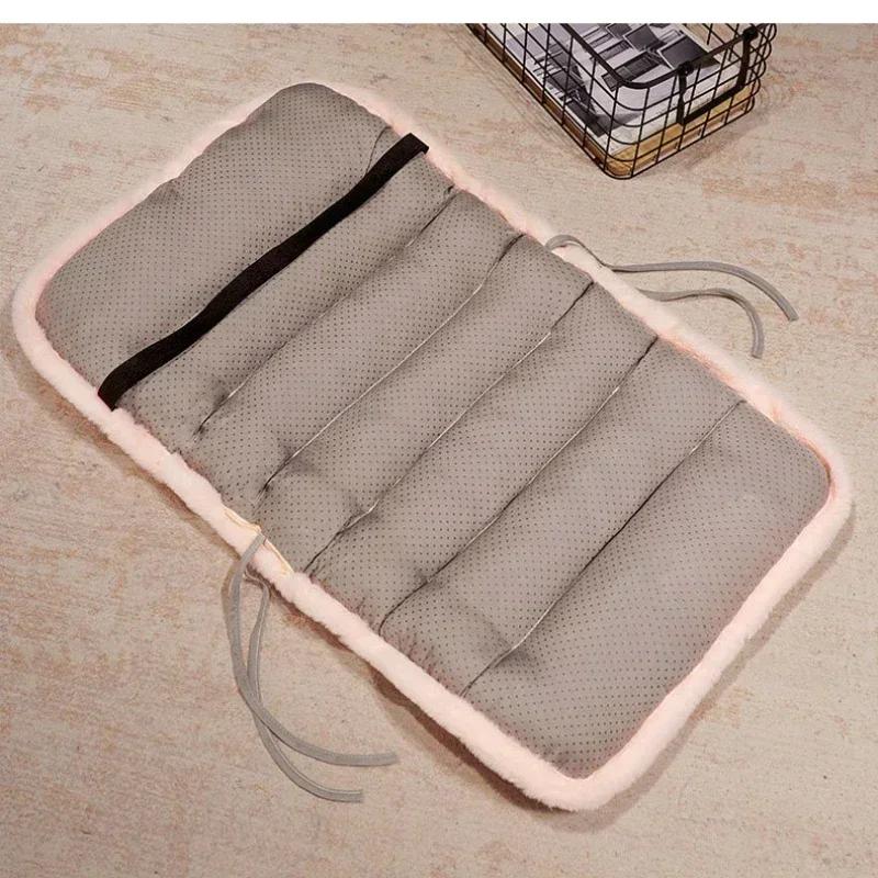 Office Seat-Back Cushion Soft Smooth Short Plush Thicken Chair Cushion Girls' Cute Seat Living Room Tatami Cushion