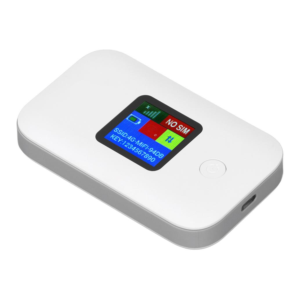 4G LTE WiFi Modem Professional 300Mbps Portable Travel WiFi Hotspot for Mobile Phones Laptops Tablets Supports 10 Devices Connection Asian Version