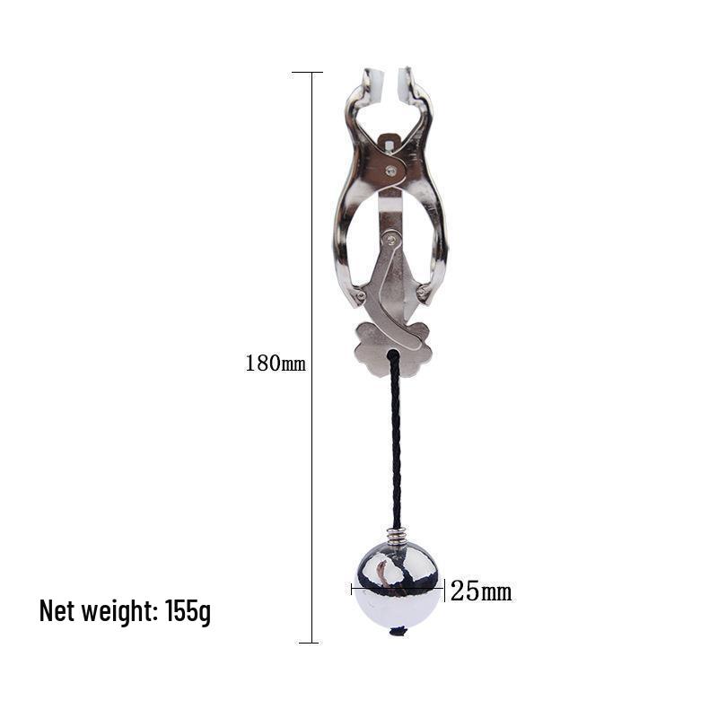 Butterfly Nipple Clamps Heavy Duty - Powerful Clitoris & Breast Stimulation Tools