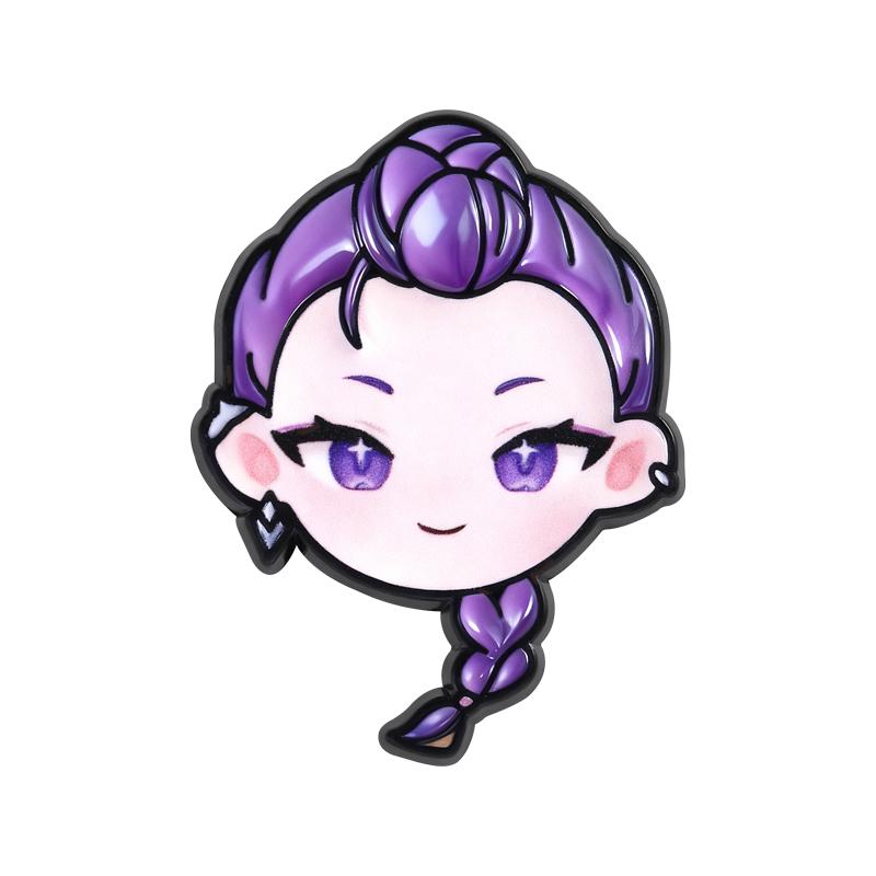 Koreanische POP Girlband Emaille-Pins Cartoon Dämonenjäger Broschen Anstecknadeln Kleidung Anime Schmuck Geschenk für Fans Freunde
