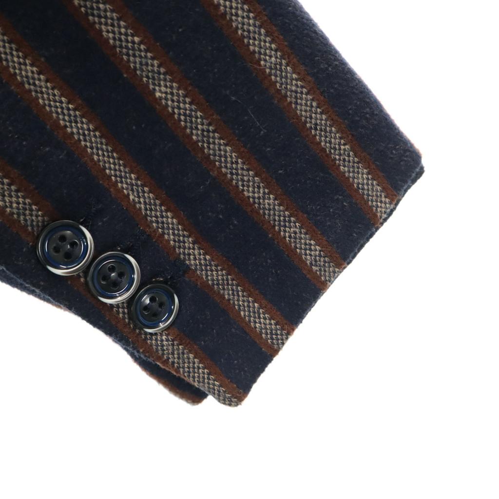 SSEINSE Striped Pattern tailored jacket 44 Navy blazer Men's Used