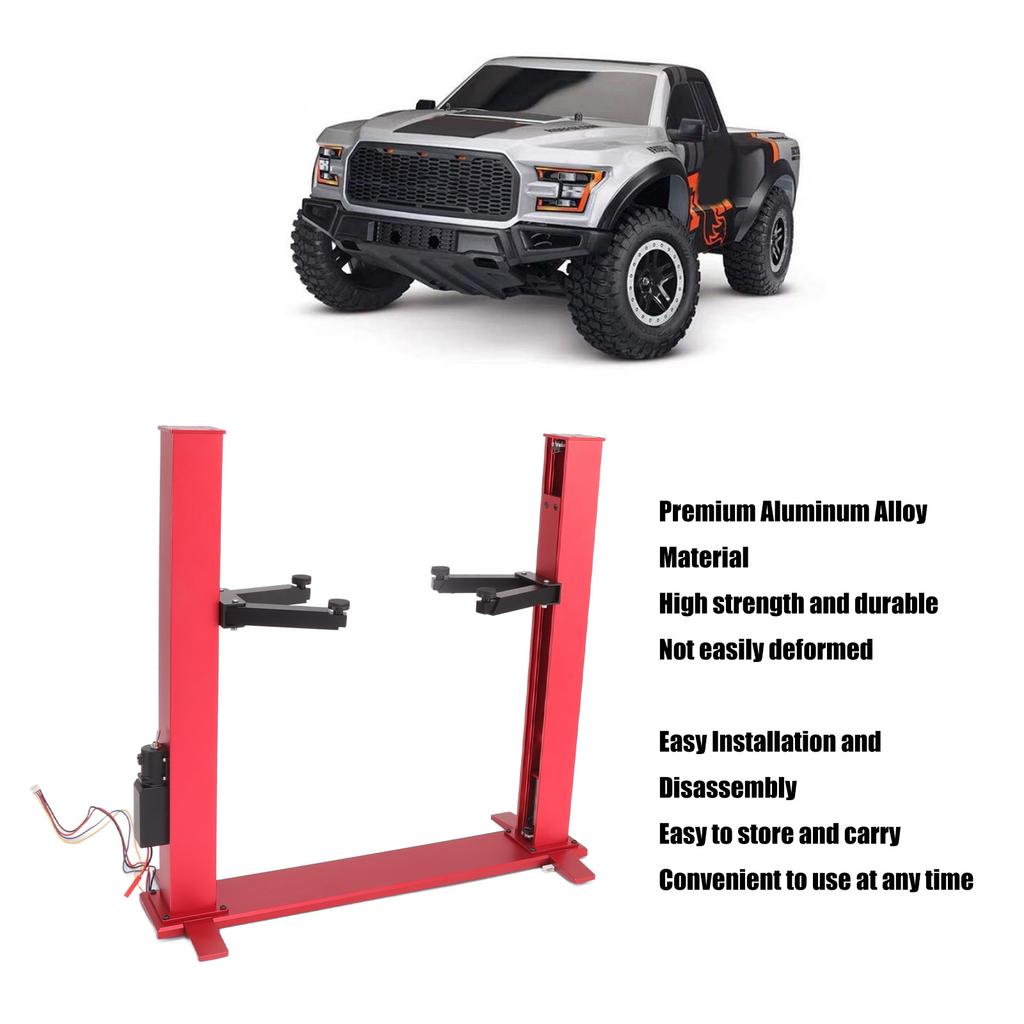 RC Car Repair Stand   Simulation Aluminum Alloy RC Electric Lift for 1Celsius10 RC Vehicle