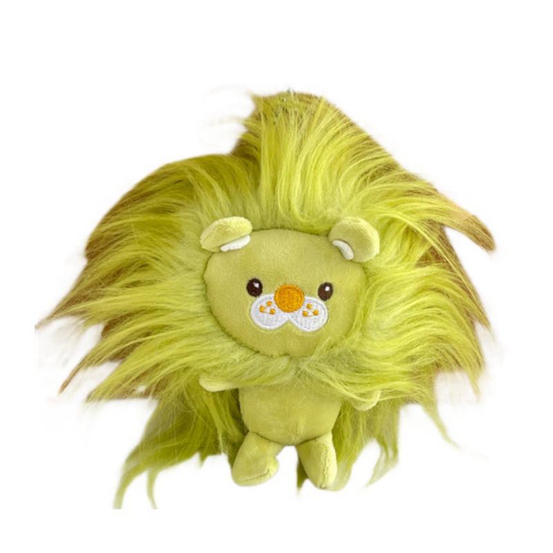 Creative Fluffy Lion Plush Keychain Fun Long-hair Monster Car Pendant Wholesale