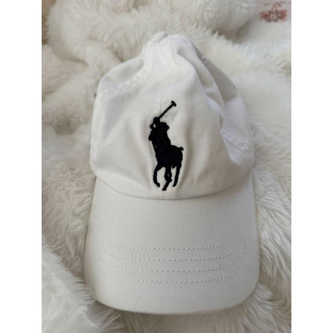 Used Polo Ralph Lauren Baseball Cap White 3