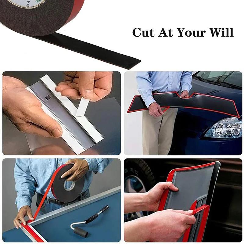 300CM Strong Permanent Double Sided Tape Acrylic Foam Adhesive Waterproof High Temperature Tape Sticker for Car Indoor DecorPinstriping Tape 3