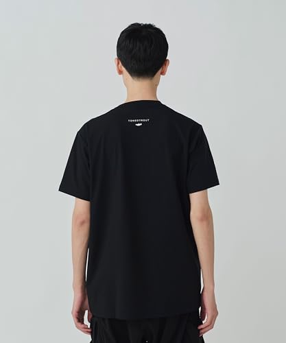Snow Peak Logo T-Shirt, Toned Trout Yamame, size LBLACKTT2510-TS02, perfect for camping, outdoor activities, and festivals