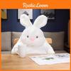 White Lazy Plush Rabbit Doll Delightful Large Cuddly Bunny For Home Nursery And