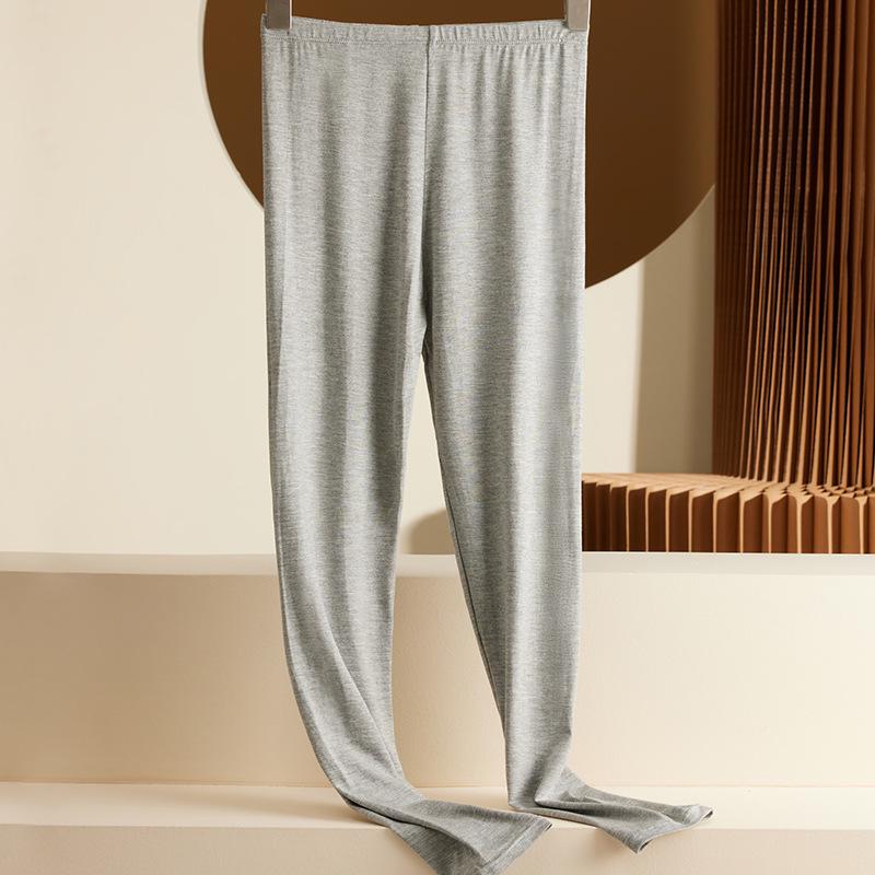 

«Женские теплые леггинсы из бесшовного модала»: Удобная, дышащая, тонкая нижняя одежда для осени и зимы, доступна в размерах больших размеров. XL (recommended 125-150 jin)