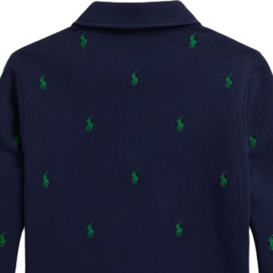 Polo Ralph Lauren Sweatshirt FW25 Logo Small Pony Embroidery Quarter-Zip Long Sleeve Fleece Kids Tops 323979422-001