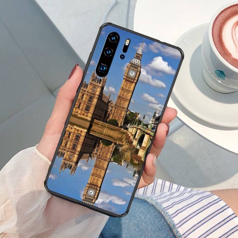 Malerische Orte Städte Länder UK London Big Ben Coque Handyhülle Für Huawei Honor 7A Pro 7C 10i 8A 8X 8S 8 9 10 20 Lite Hülle