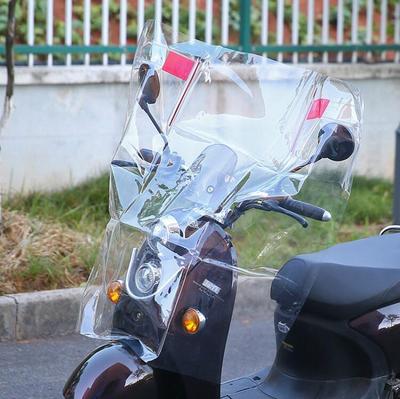 Enhanced Clear Windshield for Electric Motorcycle and Tricycle