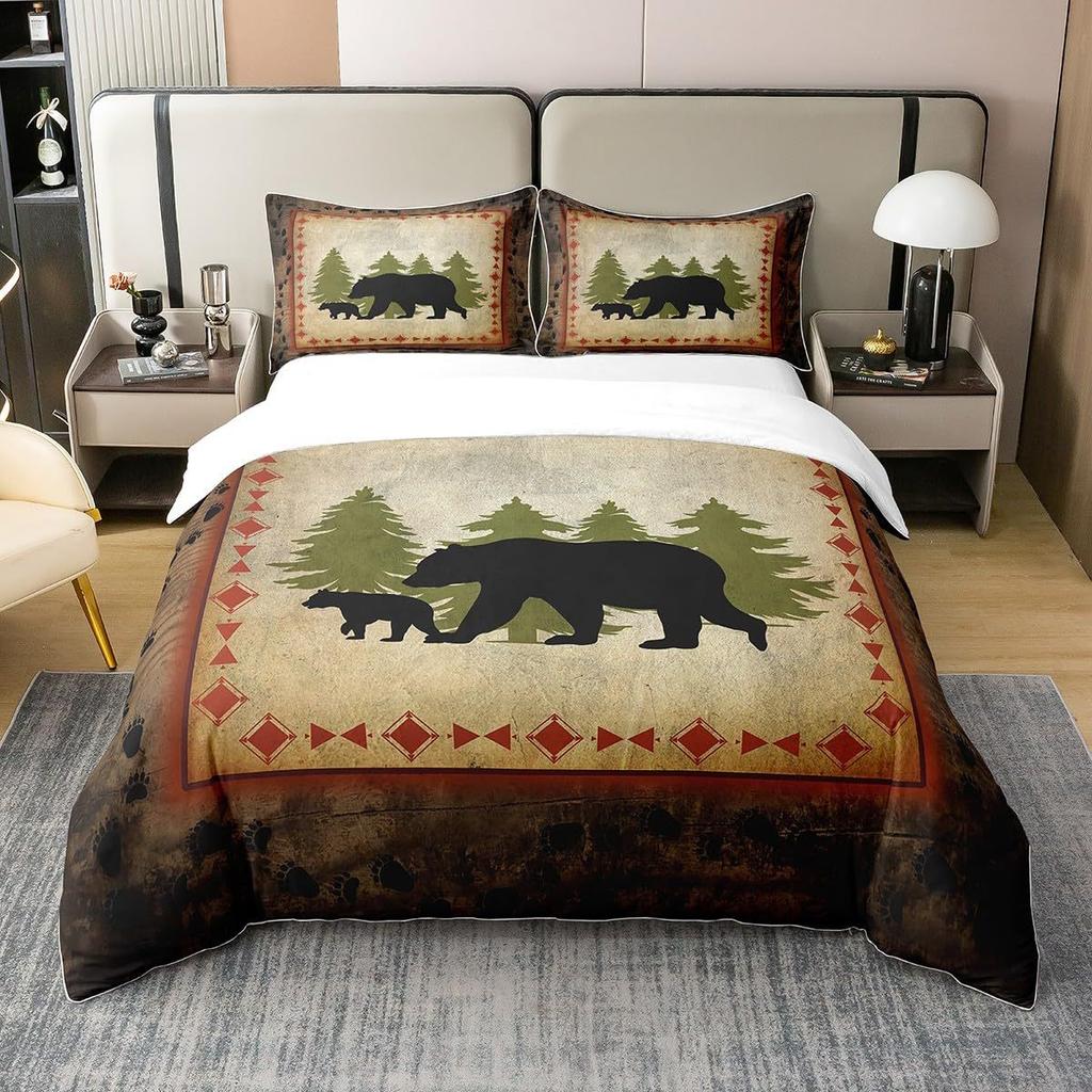 Hippie Flower Three-Piece Quilt Cover 3D Digital Printing Bedding Set Bed Cover